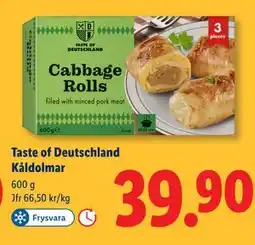 Lidl Taste of Deutschland Kåldolmar, SEK 39.9 erbjuda