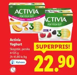 Lidl Activia Yoghurt, SEK 22.9 erbjuda