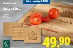 Lidl Silvercrest Skärbräda, SEK 49.9 erbjuda
