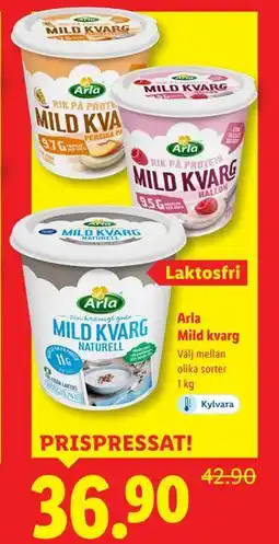 Lidl Arla Mild kvarg, SEK 36.9 erbjuda