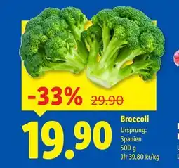 Lidl Broccoli, SEK 19.9 erbjuda