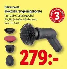Lidl Silvercrest Elektrisk rengöringsborste, SEK 279 erbjuda