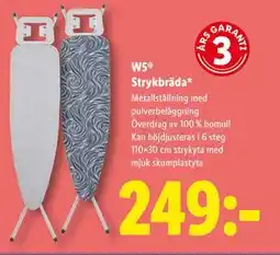 Lidl W5 Strykbräda*, SEK 249 erbjuda