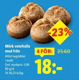 Lidl Mörk vetefralla med frön, SEK 18 erbjuda