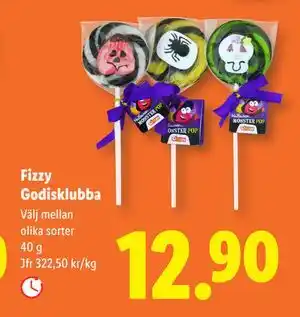 Lidl Fizzy Godisklubba, SEK 12.9 erbjuda