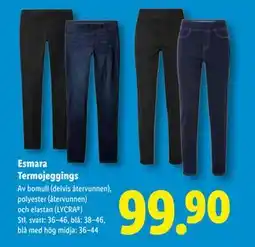Lidl Esmara Termojeggings, SEK 99.9 erbjuda