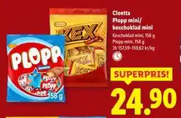 Lidl Cloetta Plopp mini/ kexchoklad mini, SEK 24.9 erbjuda