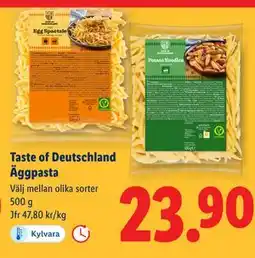 Lidl Taste of Deutschland Äggpasta, SEK 23.9 erbjuda