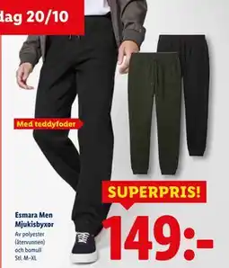 Lidl Esmara Men Mjukisbyxor, SEK 149 erbjuda