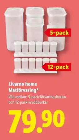 Lidl Livarno home Matförvaring*, SEK 79.9 erbjuda