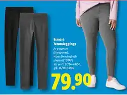 Lidl Esmara Termoleggings, SEK 79.9 erbjuda