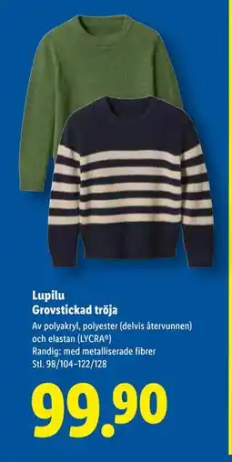 Lidl Lupilu Grovstickad tröja, SEK 99.9 erbjuda