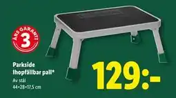 Lidl Parkside Ihopfällbar pall, SEK 129 erbjuda