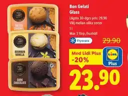 Lidl Bon Gelati Glass, Pris i appen erbjuda