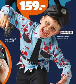 BR leksaker Zombie politi erbjuda