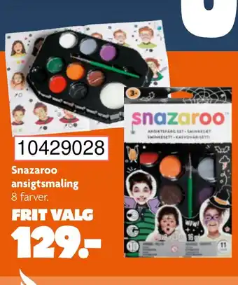 BR leksaker Snazaroo ansigtsmaling erbjuda