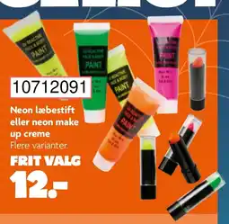 BR leksaker Neon læbestift eller neon make up creme erbjuda