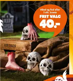 BR leksaker Hånd og fod eller kranie erbjuda