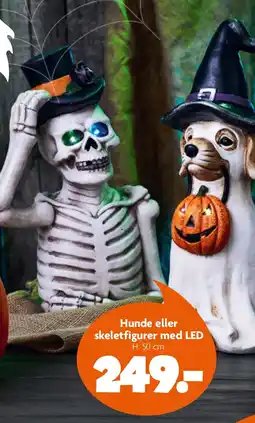 BR leksaker Hunde eller skeletfigurer med LED erbjuda