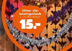 BR leksaker Glitter- eller lamettaguirlande erbjuda