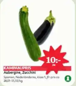 Östenssons Aubergine, Zucchini erbjuda