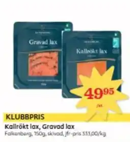 Östenssons Kallrökt lax, Gravad lax erbjuda