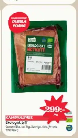 Östenssons Ekologisk biff erbjuda