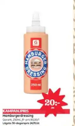 Östenssons Hamburgerdressing erbjuda
