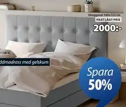 JYSK Sänggavel 160x122 cm, SEK 2000 erbjuda