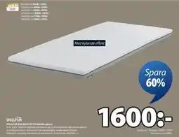 JYSK WELLPUR BOKSELVI GT110 bäddmadrass, SEK 1600 erbjuda