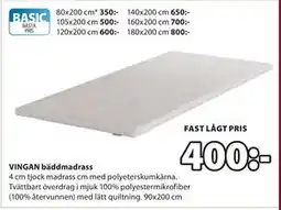 JYSK VINGAN bäddmadrass, SEK 400 erbjuda