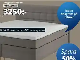 JYSK Sänggavel 160x125 cm, SEK 3250 erbjuda