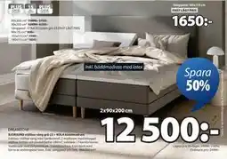 JYSK BJORSUND ställbar säng grå-23 + KOLA bäddmadrass, SEK 12500 erbjuda