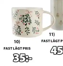 JYSK LIN mugg, SEK 35 erbjuda