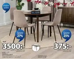JYSK MARSTRAND matbord, SEK 3500 erbjuda
