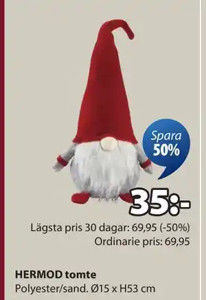 JYSK HERMOD tomte, SEK 35 erbjuda