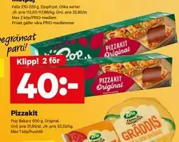 City Gross Pizzakit, SEK 40 erbjuda