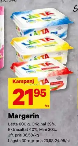 City Gross Margarin, SEK 21.95 erbjuda