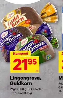 City Gross Lingongrova, Guldkorn, SEK 21.95 erbjuda