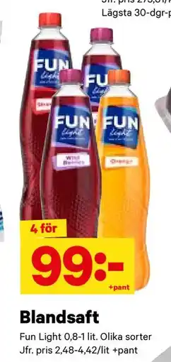 City Gross Blandsaft, SEK 99 erbjuda