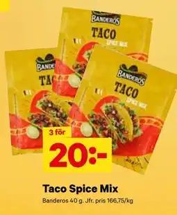 City Gross Taco Spice Mix, SEK 20 erbjuda