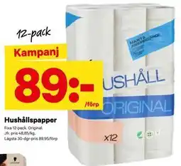 City Gross Hushållspapper, SEK 89 erbjuda