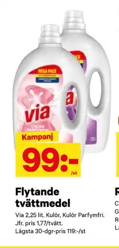 City Gross Flytande tvättmedel, SEK 99 erbjuda