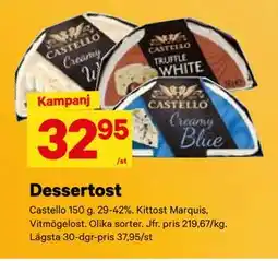 City Gross Dessertost, SEK 32.95 erbjuda