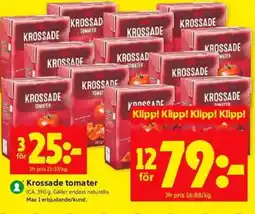 ICA Kvantum ICA Krossade tomater erbjuda
