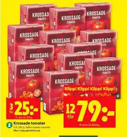 ICA Kvantum ICA Krossade tomater erbjuda