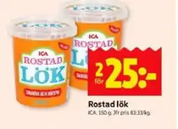 ICA Kvantum ICA Rostad lök erbjuda