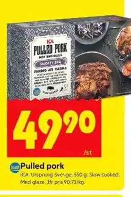 ICA Kvantum ICA Pulled pork erbjuda