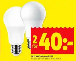 ICA Kvantum LED SMD Normal E27 erbjuda