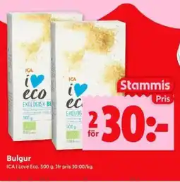ICA Kvantum ICA Bulgur erbjuda